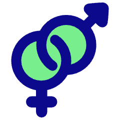 Gender Hetero Icon from Plump Pop Set