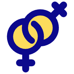 Gender Lesbian 1 Icon from Plump Pop Set