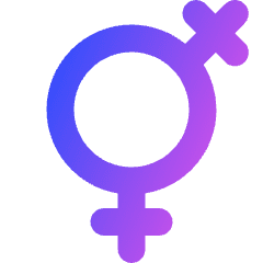 Gender Lesbian 2 Icon from Plump Gradient Set