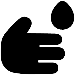 Hand Washing Icon from Plump Solid Set