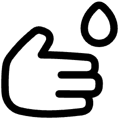 Hand Washing Icon from Plump Line Set