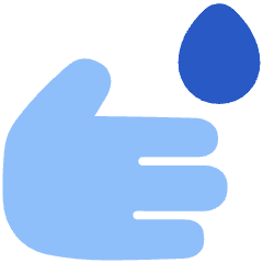 Hand Washing Icon from Plump Flat Set