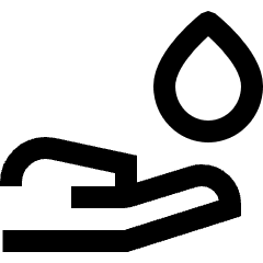 Hand Washing Icon from Sharp Line Set