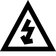 High Voltage Icon from Sharp Line Set