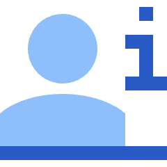 Information Desk Icon from Sharp Flat Set