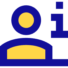Information Desk Icon from Sharp Pop Set