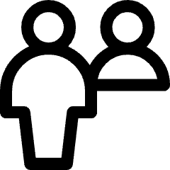 Information Desk Customer Icon from Core Line Set