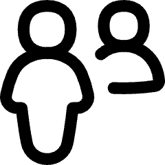 Information Desk Customer Icon from Flex Line Set