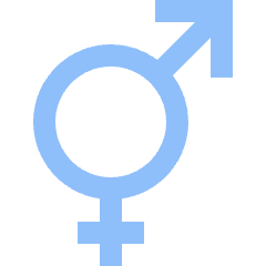 Intersex Symbol Icon from Sharp Flat Set