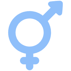 Intersex Symbol Icon from Plump Flat Set