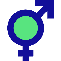 Intersex Symbol Icon from Sharp Pop Set