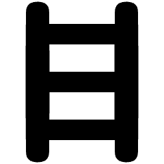 Ladder Icon from Plump Solid Set