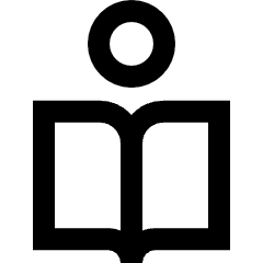 Library Icon from Sharp Line Set