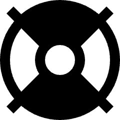 Lifebuoy Icon from Sharp Solid Set