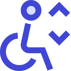 Lift Disability 1 Icon from Sharp Duo Set