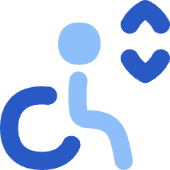 Lift Disability Icon from Flex Flat Set