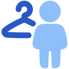 Locker Room Man Icon from Plump Flat Set