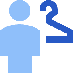 Locker Room Man Icon from Sharp Flat Set