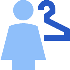 Locker Room Women Icon from Sharp Flat Set