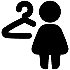 Locker Room Women Icon from Plump Solid Set