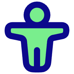 Man Arm Raises 1 Alternate Icon from Plump Pop Set