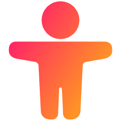 Man Arm Raises 1 Alternate Icon from Plump Gradient Set