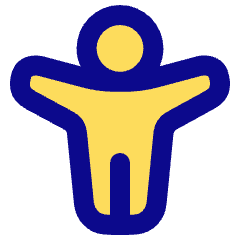 Man Arm Raises 2 Alternate Icon from Plump Pop Set