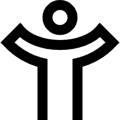 Man Arm Raises 2 Icon from Sharp Line Set