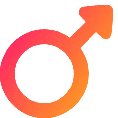 Man Symbol Icon from Plump Gradient Set