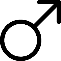 Man Symbol Icon from Core Line Set