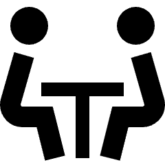 Meeting Room Icon from Sharp Solid Set