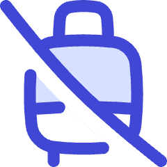 No Luggage Icon from Flex Duo Set