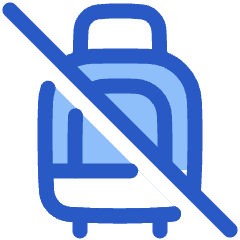 No Luggage Icon from Plump Duo Set