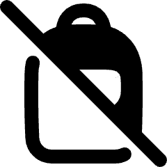 No Personal Bag Icon from Plump Remix Set