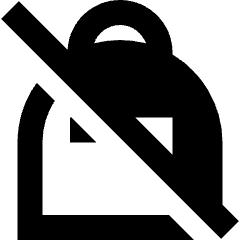 No Personal Bag Icon from Sharp Remix Set