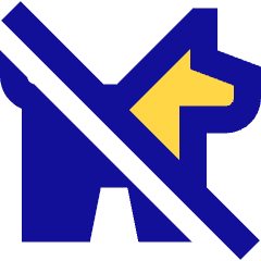 No Pets Allowed Icon from Sharp Pop Set