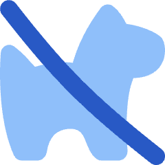 No Pets Allowed Icon from Flex Flat Set