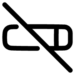 No Smaking Area Icon from Plump Line Set