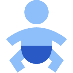 Nursery 1 Icon from Sharp Flat Set