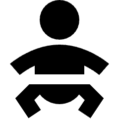 Nursery 1 Icon from Sharp Solid Set