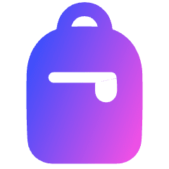 Personal Bag Icon from Plump Gradient Set