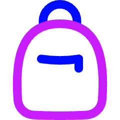 Personal Bag Icon from Flex Neon Set