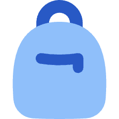 Personal Bag Icon from Flex Flat Set