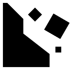 Rock Slide Icon from Sharp Solid Set