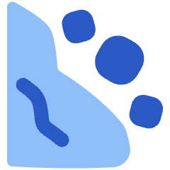 Rock Slide Icon from Plump Flat Set