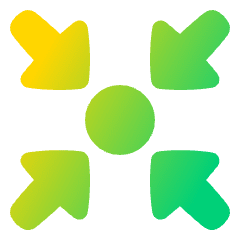 Signage Meeting Point Icon from Plump Gradient Set