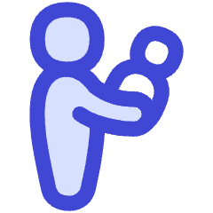Signage Priority Infant Person Icon from Flex Duo Set
