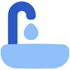 Sink Icon from Plump Flat Set