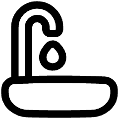 Sink Icon from Plump Line Set