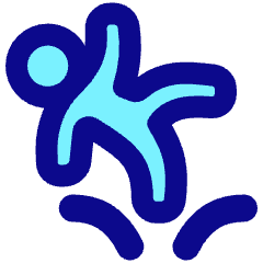 Slippery Sign Icon from Plump Pop Set